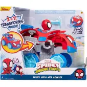 Jazwares MARVEL SPIDEY & THE SUPER BUDDY March Web Crawler 2-in-1-Roboterfahrzeug