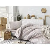 L'essentiel Maison , Kraliçe - Mink, Bettwäsche-Set, Nerz, 65 % BAUMWOLLE / 35 % POLYESTER, 140 x 200 cm