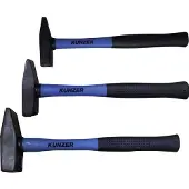 Kunzer Hammerset mit Fiberglasstiel, 3-tlg. 7HSF03