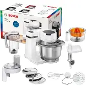 Bosch MUMS2EW40 MUM Serie 2 Küchenmaschine, 700W, 3,8l, weiß