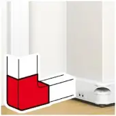 Legrand DLP Vertikales Eckstück Wandkanal - 75643