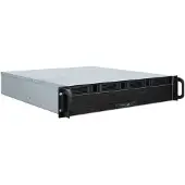 Inter-Tech 2U 2404L S-ATA, Rack, Server, Schwarz, Grau, micro ATX, Mini-ITX, Stahl, 2U