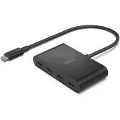 Belkin AVC018BTBK, USB Typ-C, USB 3.2 Gen 2 (3.1 Gen 2) Type-C, 10000 Mbit/s, Schwarz, 100 W, USB