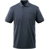 Mascot Herren Orgon Polo-Shirt mit Brusttasche CROSSOVER Schwarzblau XL - 51586-968-010-XL - Schwarzblau