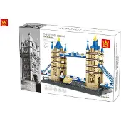 Wange The Tower Bridge, Bausatz, 6 Jahr(e), ABS, 1033 Stück(e)