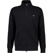 Gant für Herren. 2008006 Shield Zip Hoodie schwarz (XL), Lässig, Baumwolle