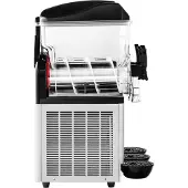 Vevor Gewerbliche Slush Eis Maschine 45 L Slushie-Maker mit 3 Tanks, Crushed Ice-Maschine aus Edelstahl für 180 Tassen Margarita und Smoothies, Eis-Slush-Maschine für Zuhause Gastronomie Cafés Bars