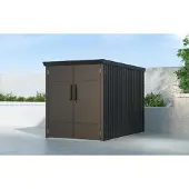 Westmann Westmann, Fahrradgarage "Velos 1" inkl. Boden, schwarz, 222 x 133 x 151 cm (L x B x H)