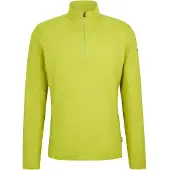 Ziener Sweatshirt "JELANO-Z midlayer man", Herren, Gr. 56, grün (electric grass), Obermaterial: 88% Polyester, 12% Elasthan, Sweatshirts Sweatshirt