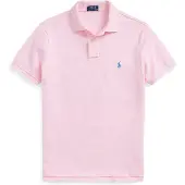 Ralph Lauren für Herren. 710782592033 Das kultige rosa Piqué-Poloshirt (S), Lässig, Baumwolle, Kurzarm