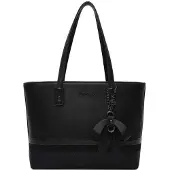 Gallantry Paris Gallantry, Handtasche Damen mit Schleife und Schulterriemen, Schwarz