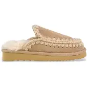 Mou für Damen. MU.FW101125A Braune Eskimo-Lederclogs (38), Wohnung, Keine, Lässig