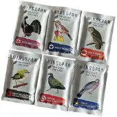 Asmodee Wingspan Fan-Designed Bird Packs Display 6 Kartenspiel Erweiterung