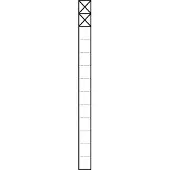 Siedle SSS 200038178-00 Kommunikations-Stele 20003817800 KS 613-2 W