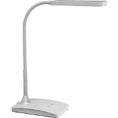 MAUL Tischleuchte MAULpearly LED 3.000 - 6.500 K dimmbar Standfuß silber