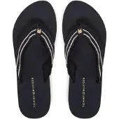 Tommy Hilfiger Zehentrenner TH Webbing Beach Sandal FW0FW08739 Dunkelblau 36