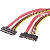 Renkforce Festplatten, Strom Verlängerungskabel [1x SATA-Kombi-Stecker 7+15pol. - 1x SATA-Kombi-Buchse 7+15pol.] 0.20 m