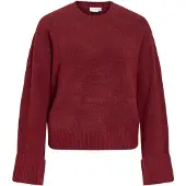 Vila Viluna Rundhals Strickpullover