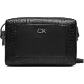 Calvin Klein Schwarze Polyester-Handtasche