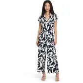 Betty Barclay Jumpsuit "Jumpsuit mit Eingrifftaschen", Damen, Gr. 36, EURO, blau (dunkelblau, weiß), Obermaterial: 95% Polyester PES. 5% Elasthan EL., Overalls Jumpsuit