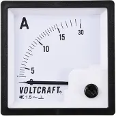 Voltcraft AM-72X72/15A AM-72X72/15A Analog-Einbaumessgerät AM-72X72/15A 15 A Dreheisen