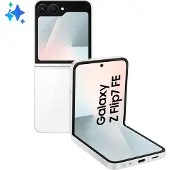 Samsung Galaxy Z Flip7 FE, 17 cm (6.7"), 2640 x 1080 Pixel, 8 GB, 128 GB, 50 MP, Weiß
