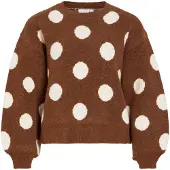 Vila Viluna Rundhals Strickpullover