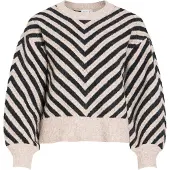 Vila Viluna Rundhals Strickpullover