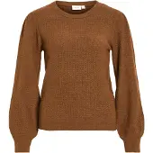 Vila Vimable Rundhals Strickpullover