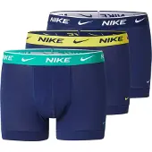 Nike Underwear Trunk "TRUNK 3PK" Packung, 3er, 3 Stk. mit farbigem Logo-Elastikbund