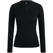 Rapha - Women's Merino Base Layer Long Sleeve - Merinounterwäsche Gr L schwarz