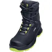 Uvex 3, Weiblich, Erwachsener, Sicherheitsstiefel, Schwarz, Grün, ESD, S3, Schnürverschluss