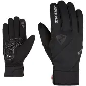 Ziener Fahrradhandschuhe "DONNI-Z WINDSTOPPER by GORE TEX LABS PrimaLoft", Gr. 8,5, schwarz, Materialmix, Handschuhe Fahrradhandschuhe, winddicht, atmungsaktiv, warm durch PrimaLoft