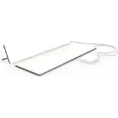 Etherma LAVA-DESK-ZONE-W, Infrarot-Heizlüfter, Aluminium, IP21, Drinnen, Tisch/Bank, Weiß