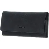 PICARD Geldbörse Lesotho 1 Flap Wallet Black dunkelgrau