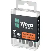 Wera 867/4 IMP DC TORX DIY Impaktor Bits, TX 25 x 50 mm, 5-teilig - 05057665001