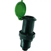 IRRITEC® Schnellkupplungsarmatur 1 Zoll für unterirdische Bewässerung mit Hydrantenschlüssel-Sicherung