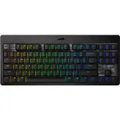 Mountain Everest Core - Tastatur - mit Mediendock - Hintergrundbeleuchtung - USB-C - QWERTZ - Deutsch - Tastenschalter: