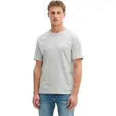 Marc O'Polo 1100000002199 , Herren, Gr. XXXL (58), grau (twentyfour grau), Jersey, Obermaterial: 100% Baumwolle, Basic, Rundhals, Shirts 1100000002199, Logo-T-Shirt aus Bio-Baumwolle