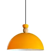 Bamyum Yimpi Pendelleuchte Gelb Hängelampe Industrial Ø30 cm, E27, Moderne Lampe