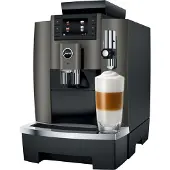 Jura - W8 Dark Inox (EB) - Professioneller Kaffeevollautomat mit 3,5-Zoll-Farbdisplay, 17 Spezialitäten, P.A.G.2 und einer Tagesleistung von 50 Tassen
