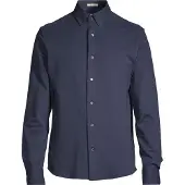 Gant für Herren. 3250271 Regular Fit Hemd aus elastischem Piqué-Strick in Marineblau (XXL), Lässig, Baumwolle, Langarm