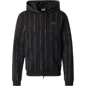 Emporio Armani für Herren. 7M001392_AF12660 Graphic Series Kapuzensweatshirt mit Reißverschluss schwarz (S), Lässig, Sportlich, Baumwolle, Langarm