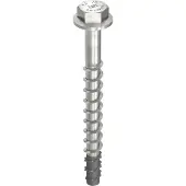 Heco MULTI-MONTI-plus SS - Edelstahl A4 - 7,5x105 - Sechskantkopf mit angepresster Scheibe - SW 10