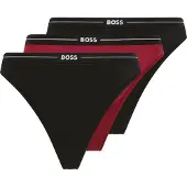 BOSS String "3P THONG" Packung, 3er, 3 Stk. mit Logobund