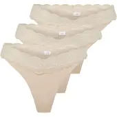 ONLY Tanga "ONLCHLOE LACE S.S THONG 3-PACK ACC" Packung, 3 Stk.