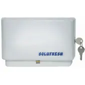 Solution Glöckner Vertriebs GmbH Solufresh Verdunsterbox, abschließbar, Geruchsneutralisator aus Kunststoff, Maße: 22 x 8 x 13 cm, Farbe: weiß