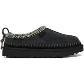 Ugg Tasman Biarritz Damen Hausschuhe aus Wildleder mit Wollfutter Schwarz 38 EU