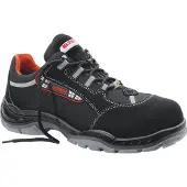 ELTEN Sicherheitsschuh "SENEX" Gr. 46, schwarz (schwarz, rot), 46, Obermaterial: 100% Textilmaterial TEXMAT., Schuhe, Sicherheitsschuh