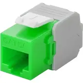 Goobay 90687, Flach, Grün, RJ-45, LSA, Weiblich, 22/26